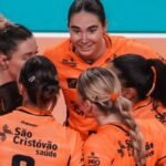 Equipe do técnico Luizomar Moura visitou o Mackenzie, na Arena Mackenzie, em Belo Horizonte (MG), e venceu as donas da casa pelo placar de 3 sets a 1 - Crédito: Divulgação